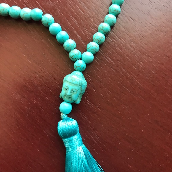 Turquoise meditation Mala - Picture 6 of 7